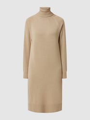 Gebreide jurk van scheerwol, model 'Linfa' van MaxMara Leisure Beige - 14