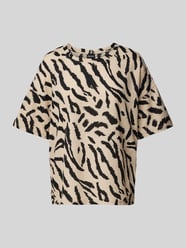 T-shirt z fakturowanym wzorem model ‘LUNA’ od Pieces - 32