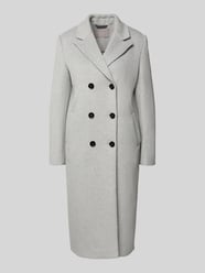 Regular fit lange jas met wol van Christian Berg Woman Selection - 9