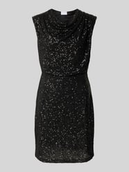 Paillettenkleid mit Wasserfallausschnitt von Jake*s Collection - 23