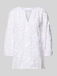 Regular Fit Bluse mit V-Ausschnitt und 3/4-Arm von COMMA - 24