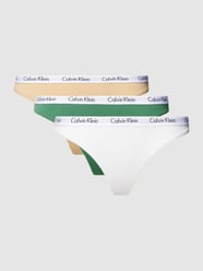 String mit elastischem Logo-Bund im 3er-Pack Modell 'CAROUSEL' von Calvin Klein Underwear - 25