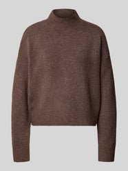 Turtleneck-Pullover mit Woll-Anteil und Rundhalsausschnitt von Neo Noir - 28