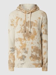 Hoodie in Batik-Optik mit Label-Print von 7 For All Mankind Weiß - 14