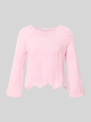 Cropped trui van katoenmix model 'NOLA' van ONLY Fuchsia - 20