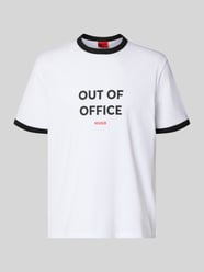 Regular fit T-shirt van puur katoen Model 'DOFFICE' van HUGO - 28