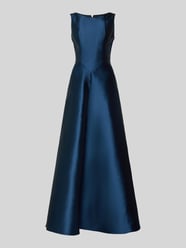 Abendkleid aus Satin mit Rundhalsausschnitt von SWING - 9