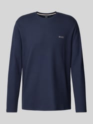 Longsleeve mit Rundhalsausschnitt von BOSS Blau - 45