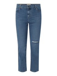 PLUS SIZE Straight Fit High Rise Jeans mit Stretch-Anteil Modell '724™'  von Levi’s® Plus Blau / Türkis - 18