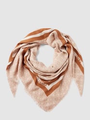 Schal mit Jacquard-Muster von Liu Jo White Beige - 42