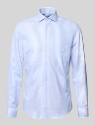 Slim fit zakelijk overhemd met kentkraag van SEIDENSTICKER - 15