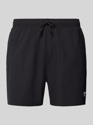 Straight Fit Badeshorts mit Logo-Detail von Emporio Armani - 10