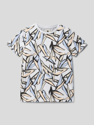 T-shirt we wzory na całej powierzchni od Garcia - 37