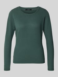Regular Fit Strickpullover aus reiner Baumwolle Modell 'CARE' von Vero Moda - 19