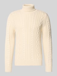 Gebreide pullover met kabelpatroon, model 'Jacob' van Superdry - 15