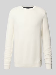 Gebreide pullover met ronde hals van JOOP! COLLECTION Beige - 3