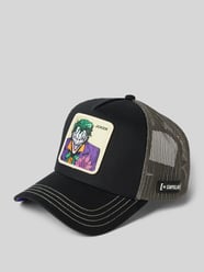 Trucker Cap mit Motiv-Patch Modell 'CAPSLAB' von Capslab Schwarz - 12