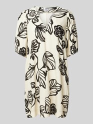 Knielanges Kleid mit V-Ausschnitt von JAKE*S STUDIO WOMAN - 4