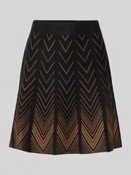 Minirok van viscosemix met elastische band van Apricot - 47