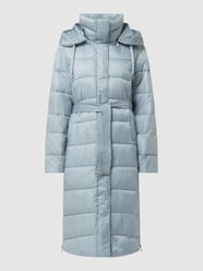 Steppmantel mit Taillengürtel - atmungsaktiv  von s.Oliver BLACK LABEL Blau - 22