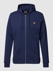Bluza rozpinana z naszywką z logo od Lyle & Scott Niebieski - 20