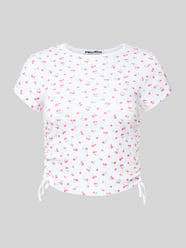 Kort T-shirt met plooien van REVIEW - 30