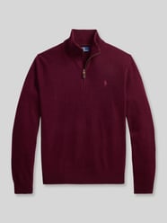 Regular Fit Troyer aus reiner Wolle von Polo Ralph Lauren Bordeaux - 30