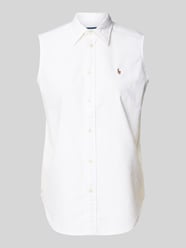 Regular Fit Blusentop mit Logo-Stitching von Polo Ralph Lauren - 37