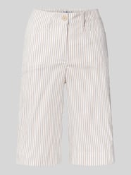 Super Slim Fit Bermudas mit Eingrifftaschen Modell 'Lorella' von Raphaela By Brax Beige - 1