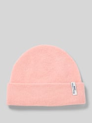 Beanie met alpaca en scheerwol van Marc O'Polo DENIM Fuchsia - 30
