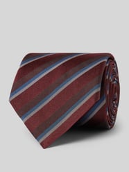 Zijden stropdas met lus van BOSS Bordeaux - 10