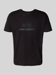T-Shirt mit Label-Print von Alpha Industries - 42