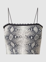 Crop Top mit Animal-Print  von REVIEW Weiß - 29