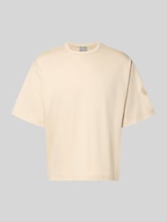 Regular Fit T-Shirt aus reiner Baumwolle von adidas Sportswear Beige - 36