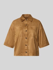 Bluse mit Brusttaschen und Logo-Prägung von Smith and Soul - 40