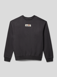 Sweatshirt mit Label-Print Modell 'Saliotto' von Ellesse Schwarz - 17