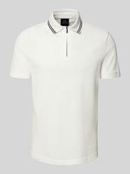 Poloshirt mit kurzem Reißverschluss von ARMANI EXCHANGE - 4