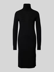 Knielanges Strickkleid aus Lanawolle von Calvin Klein Womenswear Schwarz - 1