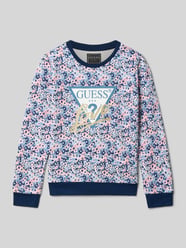Bluza z czystej bawełny z nadrukiem z logo model ‘Active’ od GUESS - 38