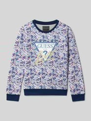 Sweatshirt aus reiner Baumwolle mit Logo-Print Modell 'Active' von Guess - 18