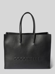 Handtasche aus Leder mit Label-Detail Modell 'MYRTHA' von Coccinelle Schwarz - 15