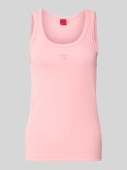 Tanktop mit Label-Stitching Modell 'Datamia' von HUGO Pink - 28