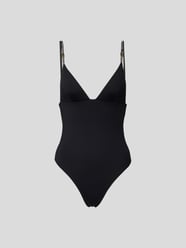 Badeanzug mit Label-Print von Stella Mc Cartney Schwarz - 18