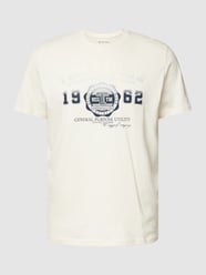 T-Shirt mit Logo-Print von Tom Tailor Beige - 2