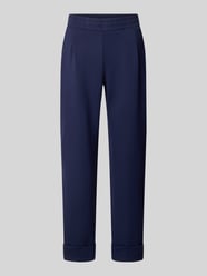 Straight fit sweatpants in verkorte pasvorm van Christian Berg Woman - 17