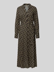 Overhemdjurk van viscose met strikceintuur, model 'VARLA' van Soyaconcept - 23