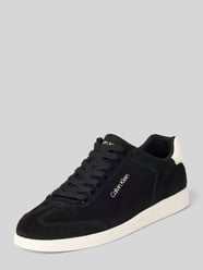 Leren sneakers met labelopschrift van CK Calvin Klein - 20