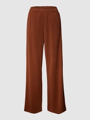Stoffen broek met logo-applicatie van Tom Tailor Denim Bruin - 47