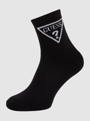 Socken mit Label-Print von Guess Schwarz - 32