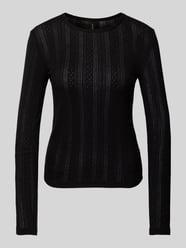 Regular Fit Langarmshirt aus reiner Baumwolle Modell 'LISA'
 von Vero Moda Schwarz - 42